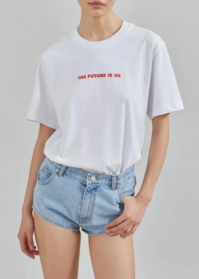 The Frankie Shop Tops Tfs X Housing Works TShirt 8211 White 8211 Women