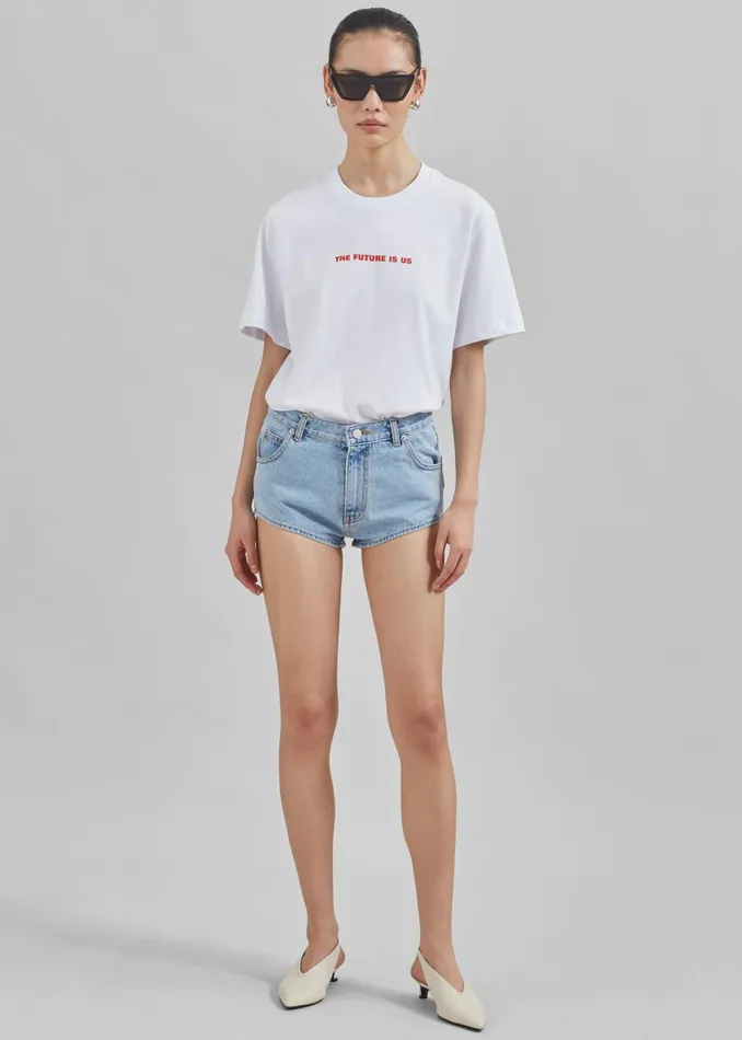 The Frankie Shop Tops Tfs X Housing Works TShirt 8211 White 8211 Women