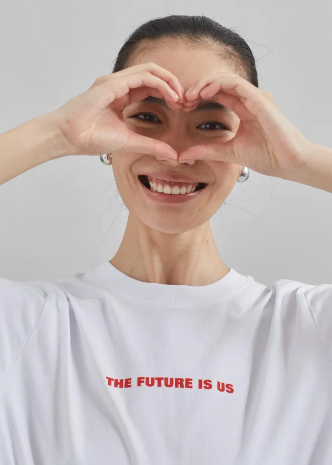 The Frankie Shop Tops Tfs X Housing Works TShirt 8211 White 8211 Women