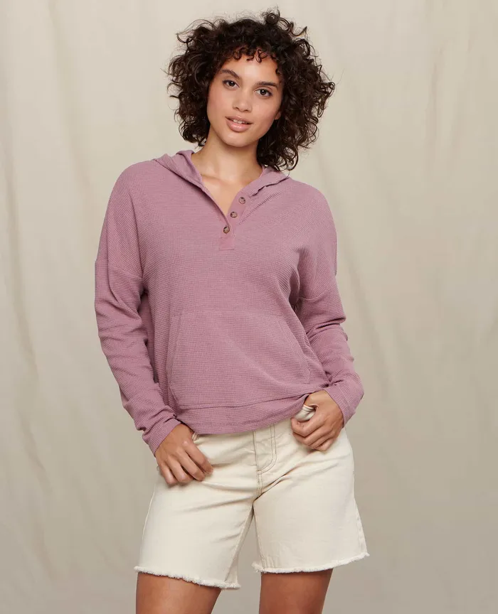 Tops and TShirts Women8217s Foothill Long Sleeve Hoodie Fox ToadandCo