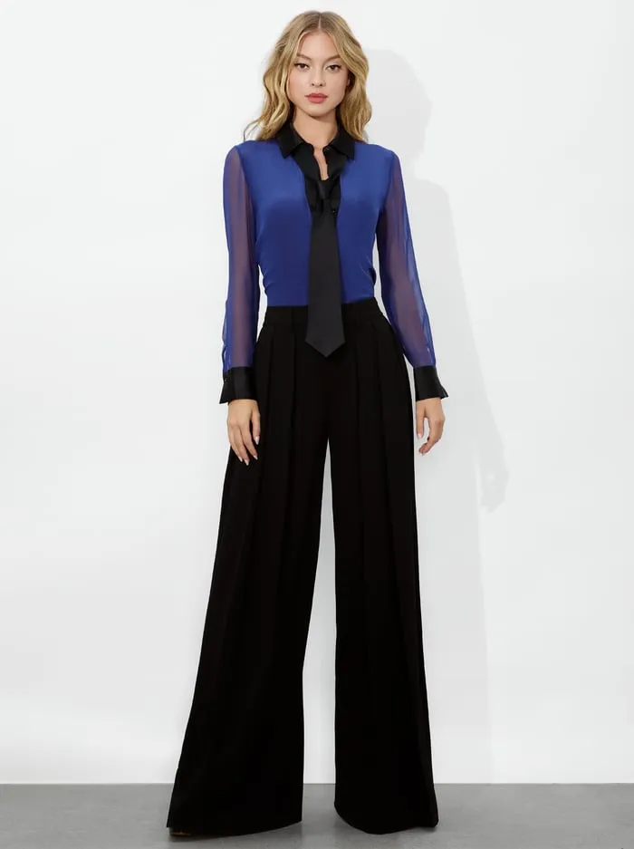 Tops Women Alice Olivia Brady Slim Button Down Midnight Blue