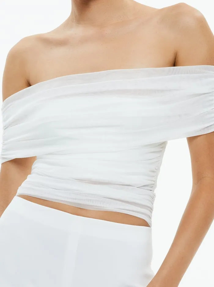 Tops Women Alice Olivia Isadola Top Off White
