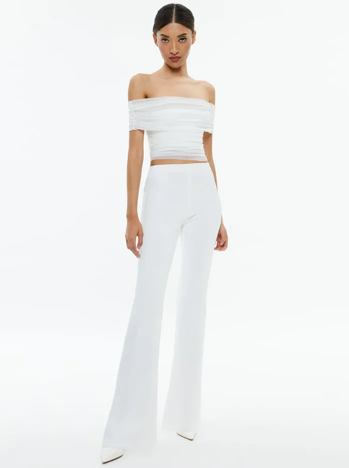 Tops Women Alice Olivia Isadola Top Off White