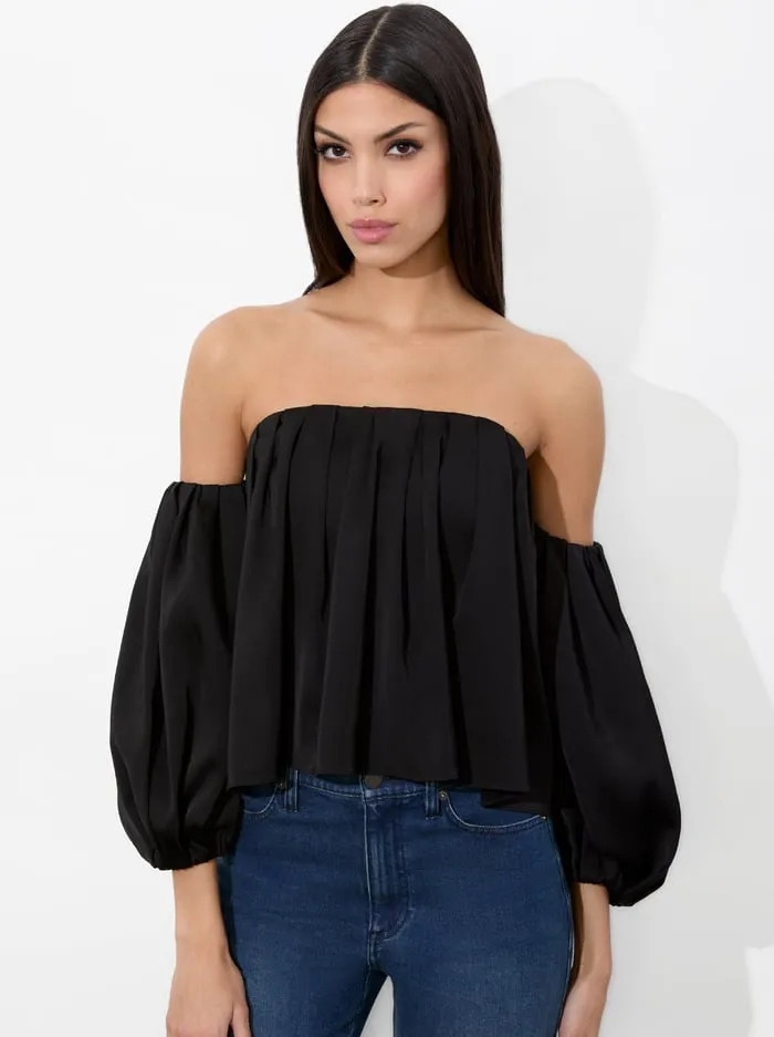 Tops Women Alice Olivia Jupiter Top Black