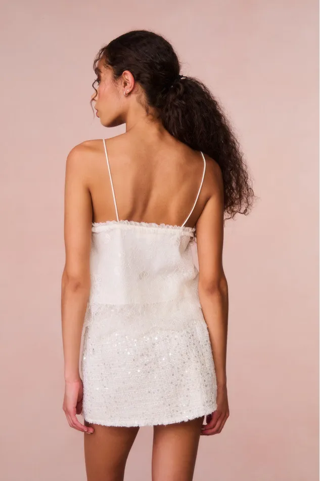 Tops Women LoveShackFancy Ferni Lace Cami Top Ivory