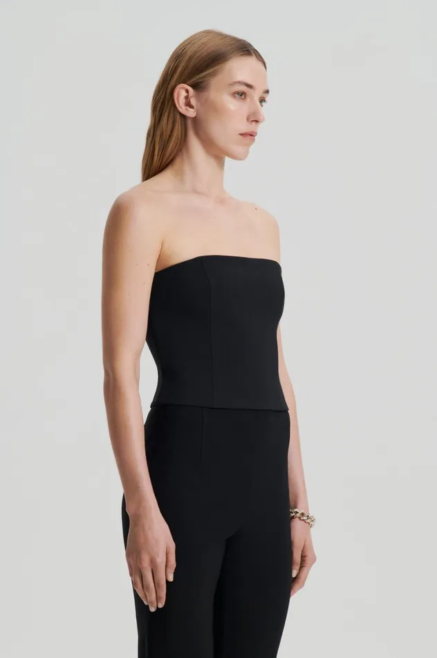 Tops Women Scanlan Theodore CADY BUSTIER Black Tops Women Scanlan Theodore CADY BUSTIER Black