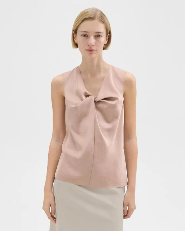 Tops Women Theory Twisted Sleeveless Top Sakura