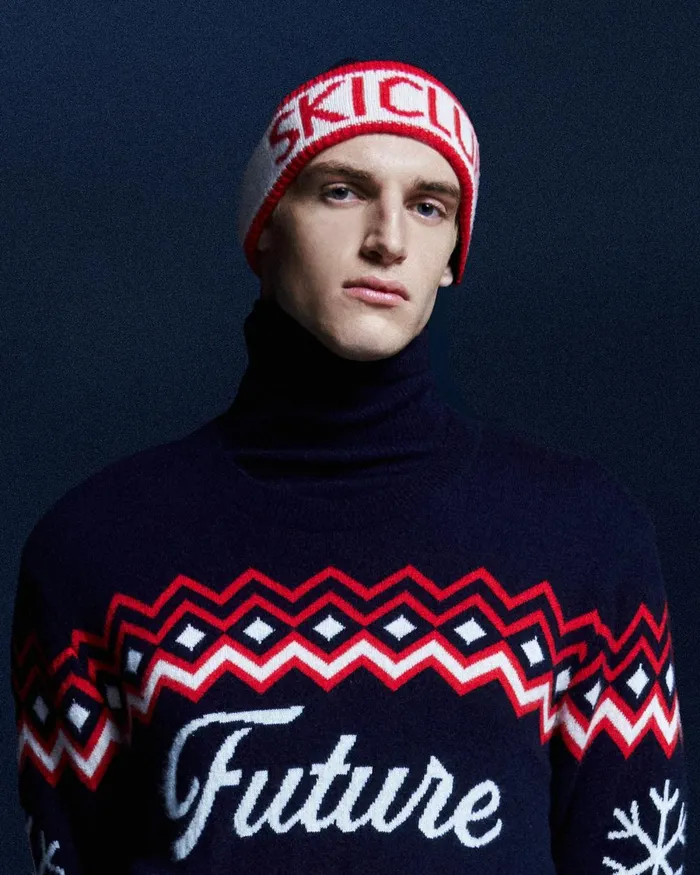 Tote Bags From Future Ski Club Cuffed Beanie Navy