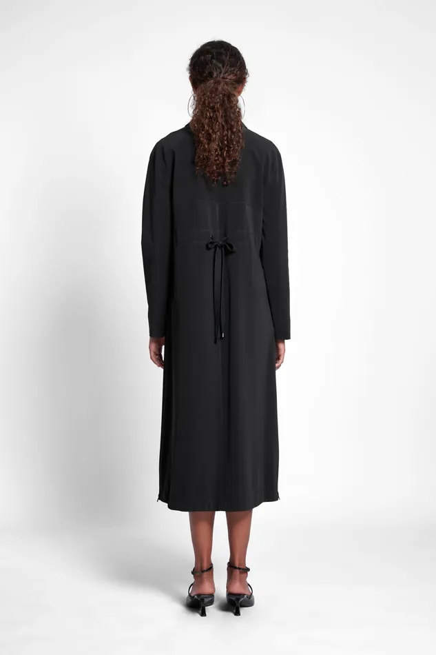 Trench Coats Women Stutterheim Hornstull Matte Long Raincoat Black