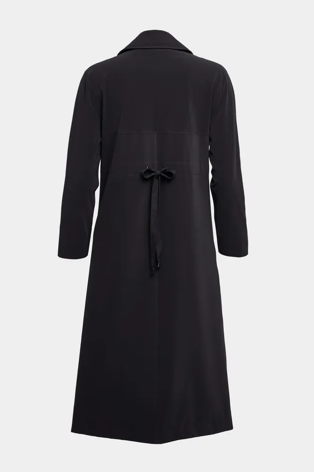 Trench Coats Women Stutterheim Hornstull Matte Long Raincoat Black