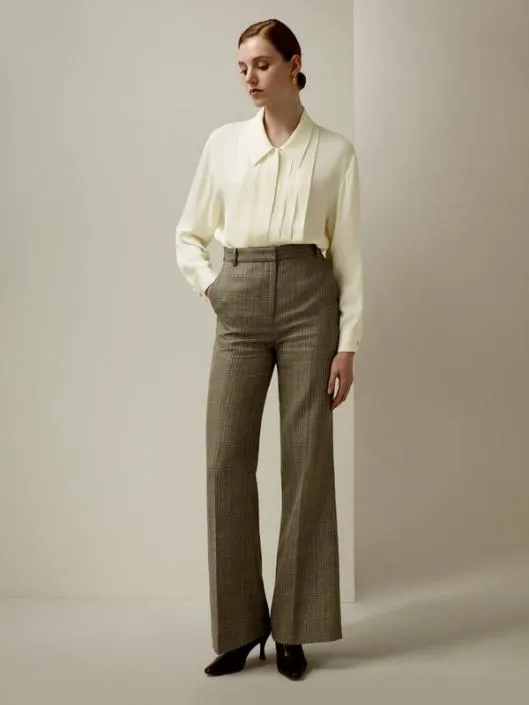 Urbane Style Business Trousers Women Lilysilk Knitwear