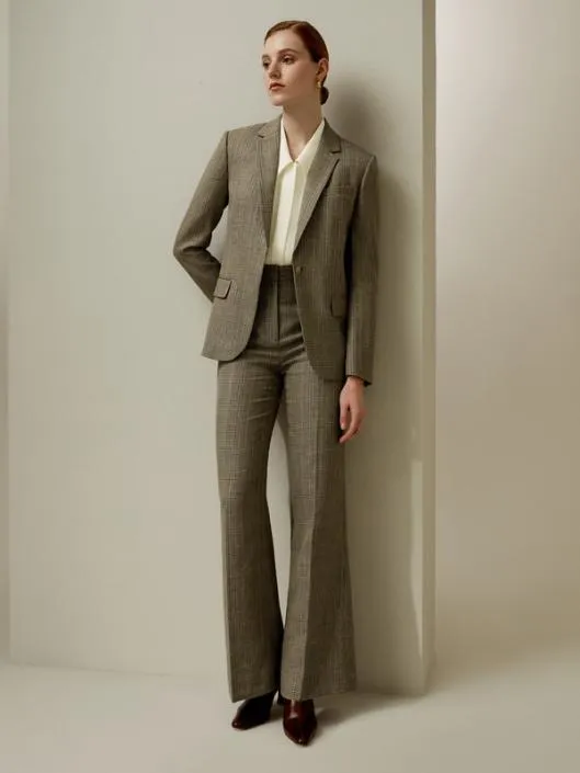 Urbane Style Business Trousers Women Lilysilk Knitwear
