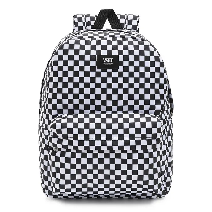 Vans Bags and Backpacks Women Old Skool Check Backpack Black White
