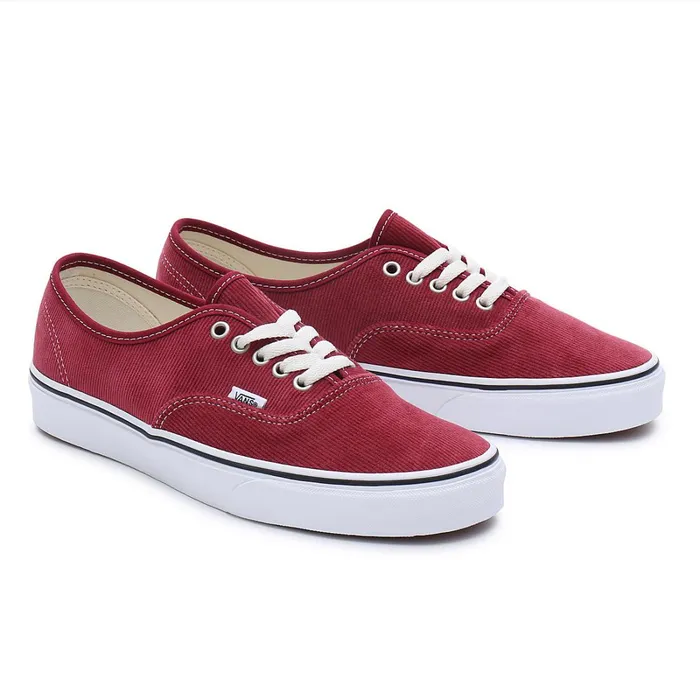 Vans Classics Men Authentic Corduroy Shoes Red