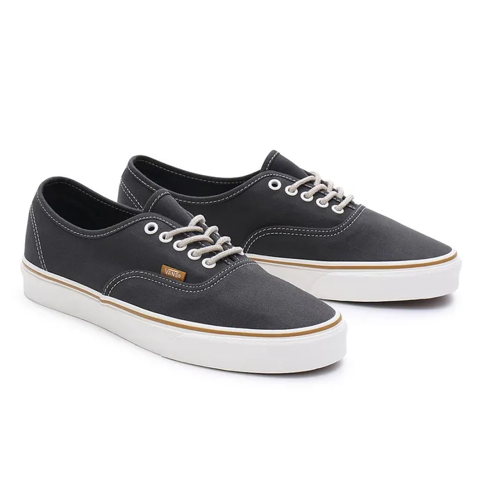Vans Classics Men Embroidered Check Authentic Shoes Black
