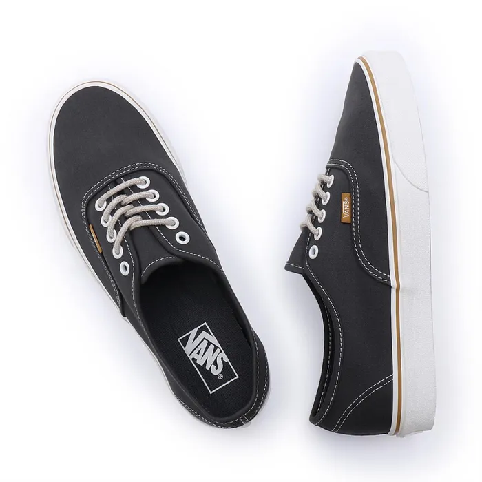 Vans Classics Men Embroidered Check Authentic Shoes Black