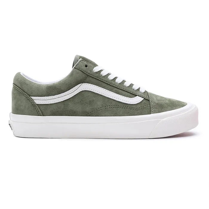 Vans Classics Men Pig Suede Old Skool 36 DX Shoes Green