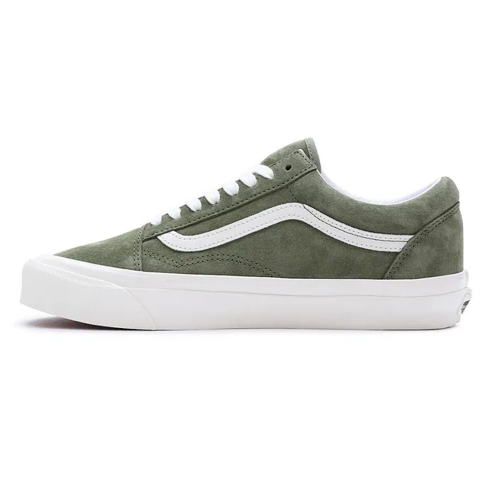 Vans Classics Men Pig Suede Old Skool 36 DX Shoes Green