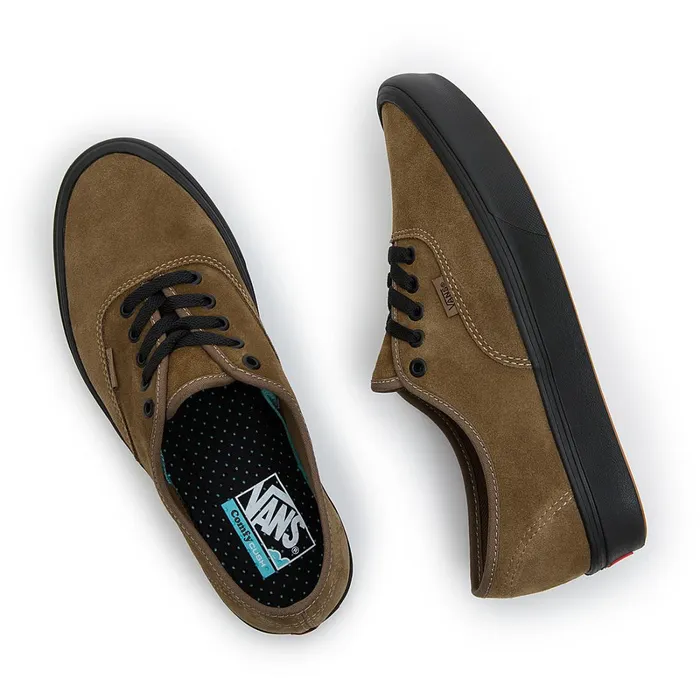 Vans Classics Women Authentic ComfyCush Suede Shoes Brown