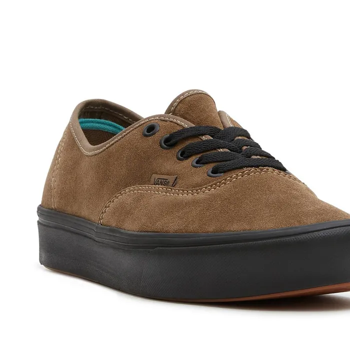 Vans Classics Women Authentic ComfyCush Suede Shoes Brown