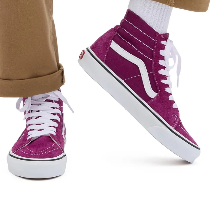 Vans Classics Women Color Theory Sk8Hi Tapered Shoes Purple