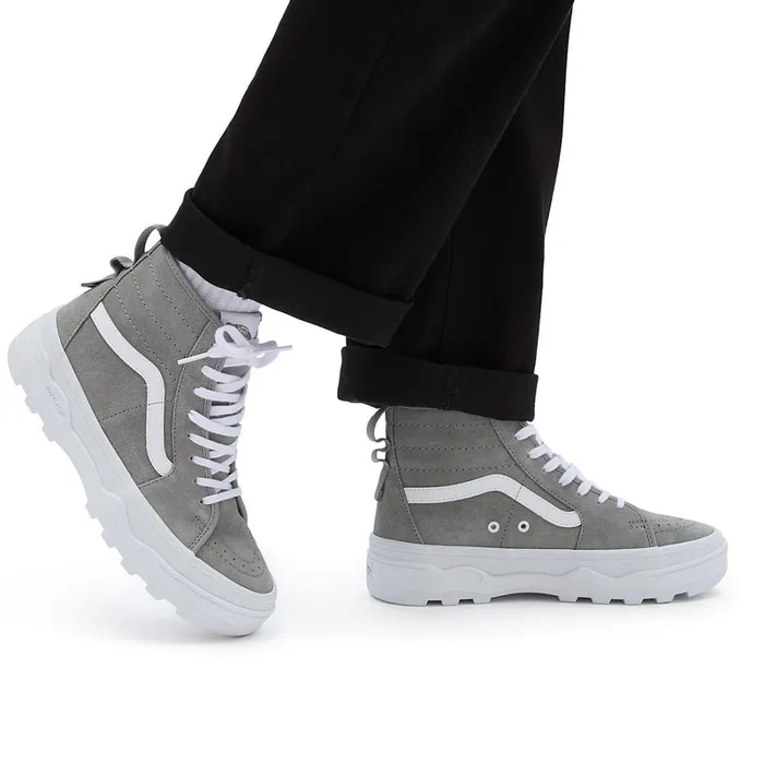 Vans Classics Women Sentry Sk8Hi Shoes Grey