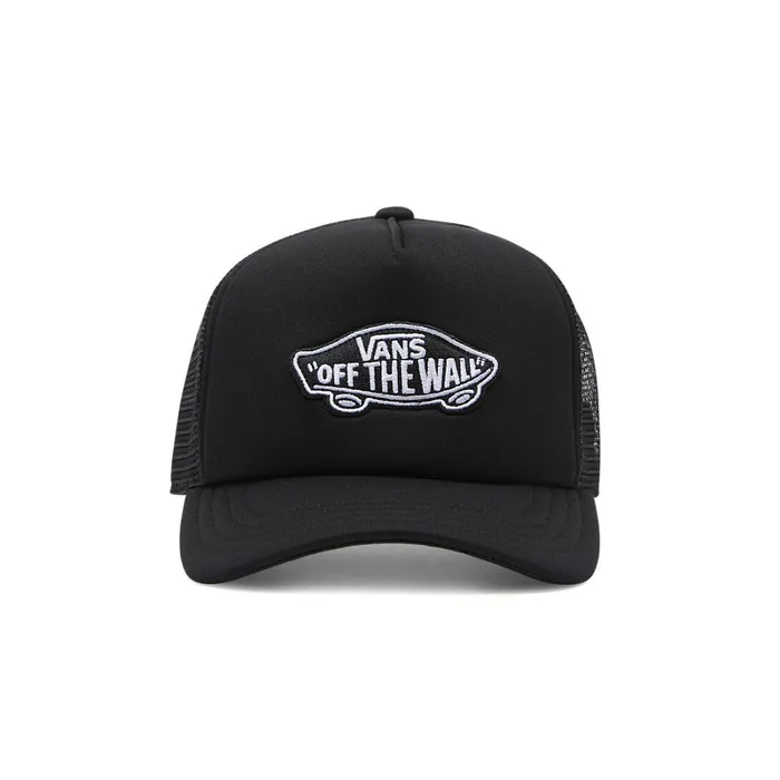 Vans Hats and Beanies Kids Classic Patch Curved Bill Trucker Hat Black