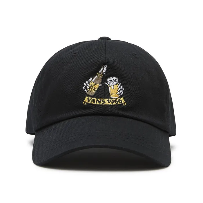Vans Hats and Beanies Men Cold Crew Curved Bill Jockey Hat Black