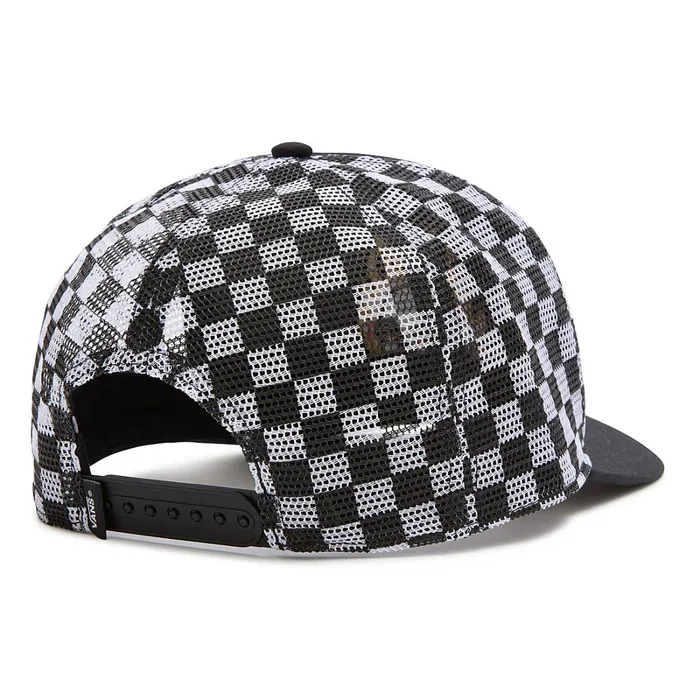 Vans Hats and Beanies Women Dusk Downer Curved Bill Trucker Hat Black