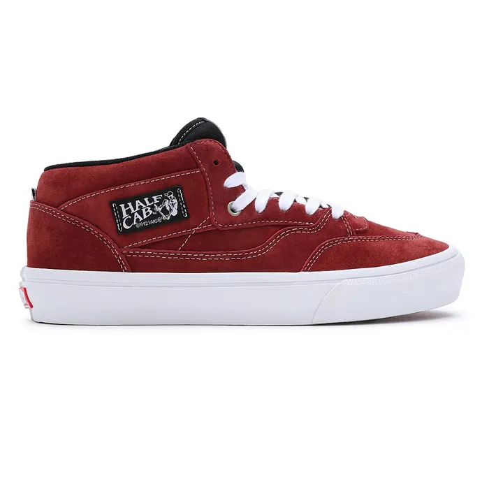 Vans HiTop Shoes Men Pig Suede Skate Half Cab 03992 Shoes Red