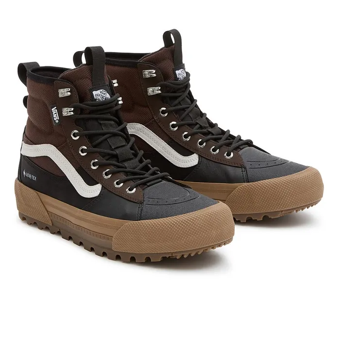 Vans HiTop Shoes Women GoreTex Sk8Hi MTE3 Shoes Brown