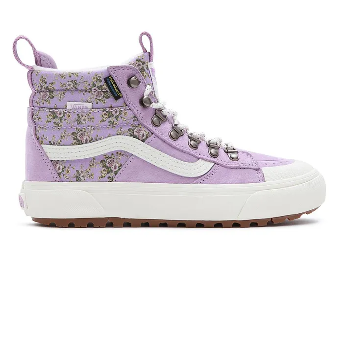 Vans HiTop Shoes Women Vintage Floral Sk8Hi DR MTE2 Shoes Purple