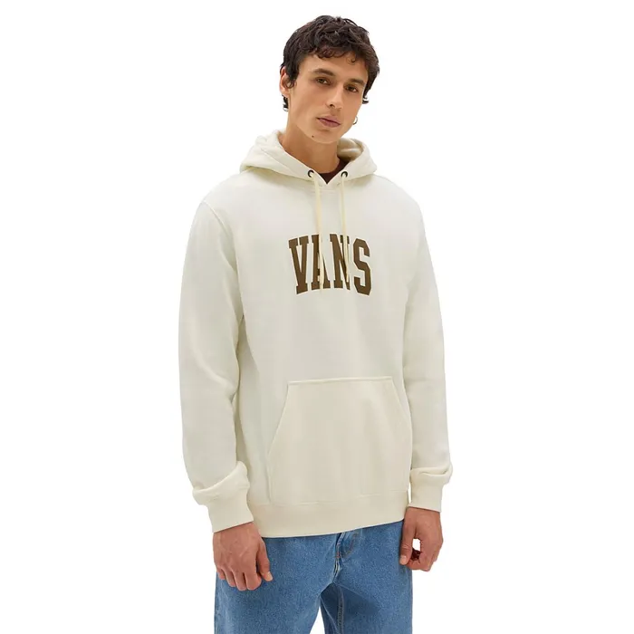 Vans Hoodies and Sweatshirts Men Arched Pullover Hoodie White