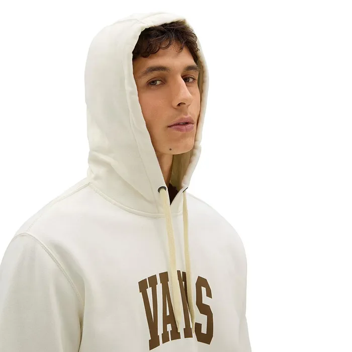 Vans Hoodies and Sweatshirts Men Arched Pullover Hoodie White
