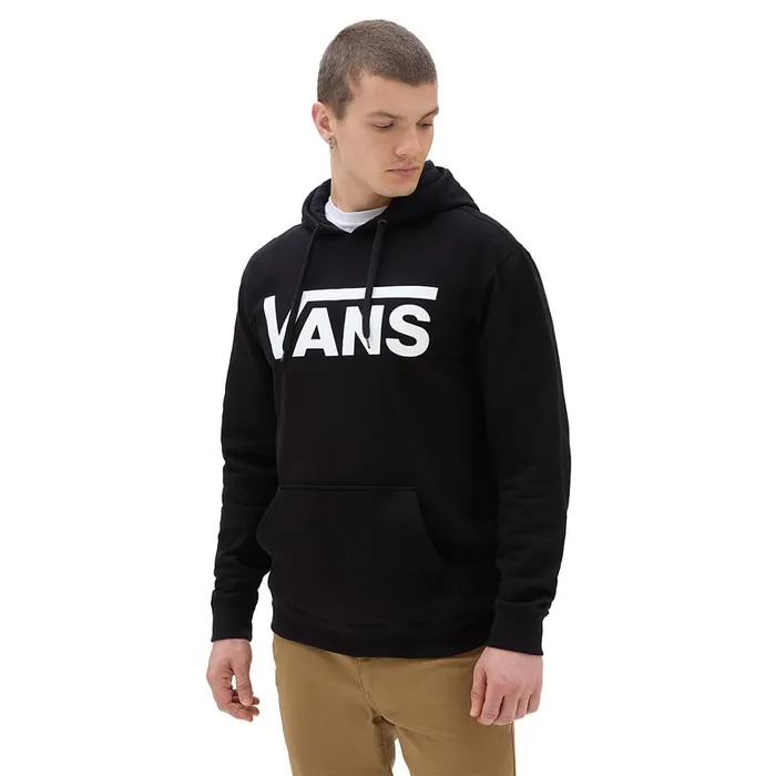 Vans Hoodies and Sweatshirts Men Classic Pullover Hoodie Black White