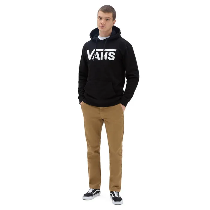 Vans Hoodies and Sweatshirts Men Classic Pullover Hoodie Black White