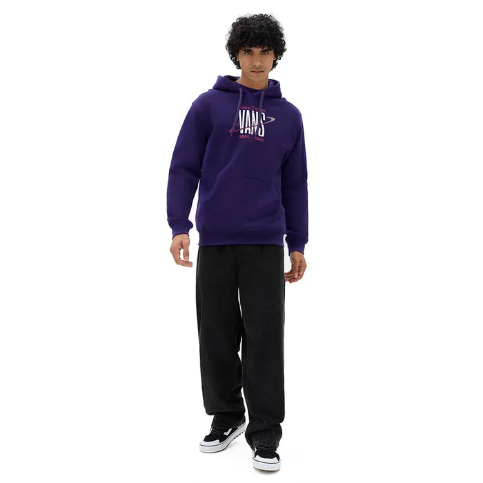 Vans Hoodies and Sweatshirts Men Saturn Pullover Hoodie Purple