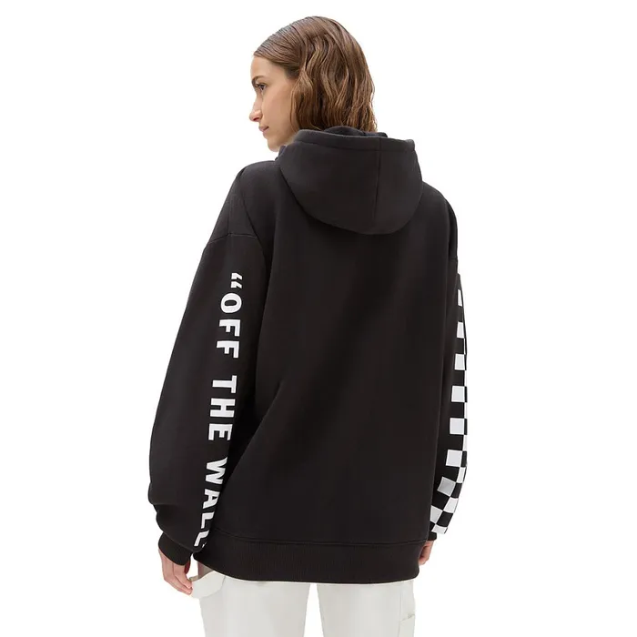 Vans Hoodies and Sweatshirts Women Extra Fun Oversized Full Zip Hoodie Black