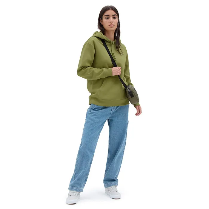 Vans Hoodies and Sweatshirts Women Flying V Boyfriend Fit Pullover Hoodie Green
