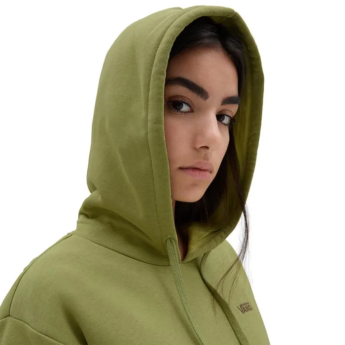 Vans Hoodies and Sweatshirts Women Flying V Boyfriend Fit Pullover Hoodie Green