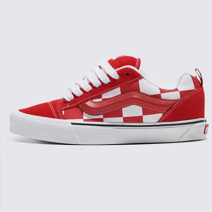 Vans Lowtop Shoes Men Knu Skool Shoes Red