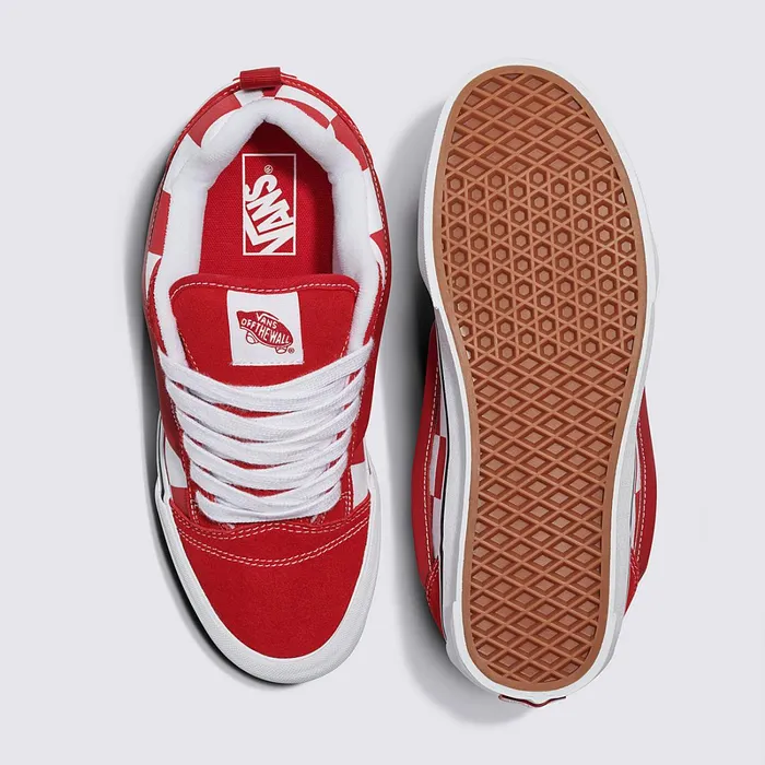 Vans Lowtop Shoes Men Knu Skool Shoes Red