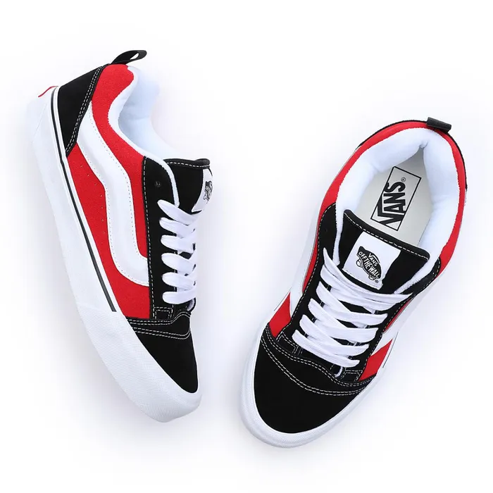 Vans Lowtop Shoes Men Knu Skool Shoes Red White