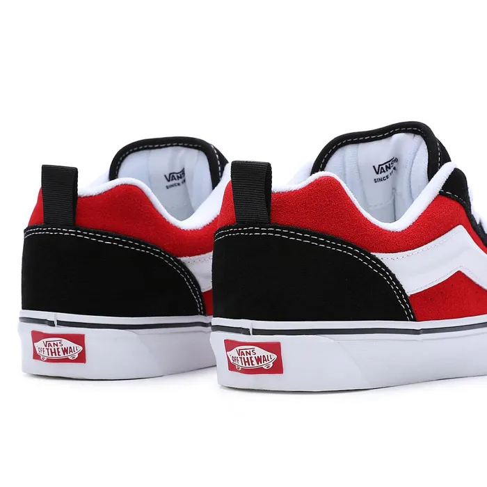 Vans Lowtop Shoes Men Knu Skool Shoes Red White
