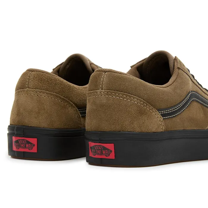 Vans Lowtop Shoes Men Old Skool ComfyCush Suede Shoes Brown