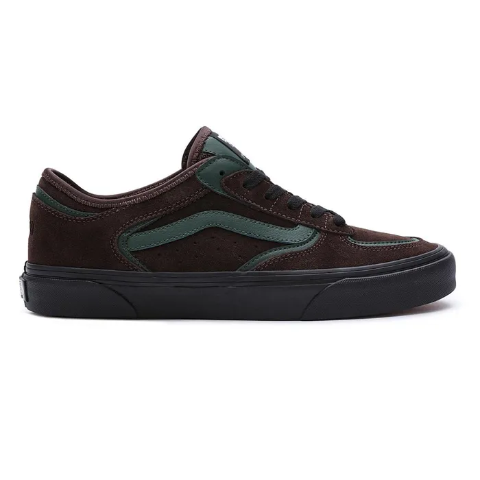 Vans Lowtop Shoes Men Rowley Classic Shoes Green Brown
