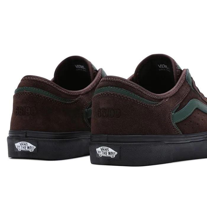 Vans Lowtop Shoes Men Rowley Classic Shoes Green Brown