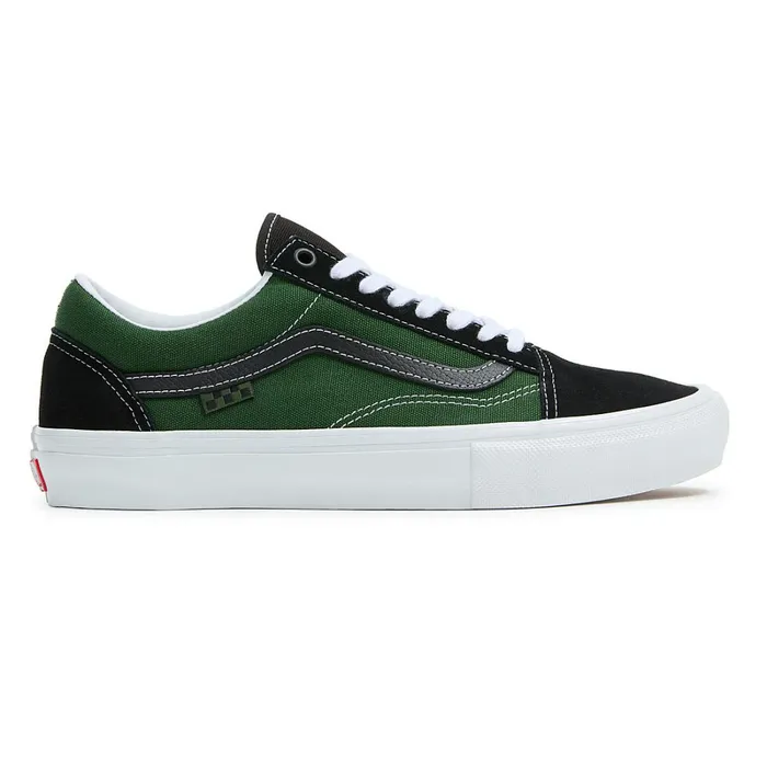 Vans Lowtop Shoes Men Skate Old Skool Safari Shoes Black Green