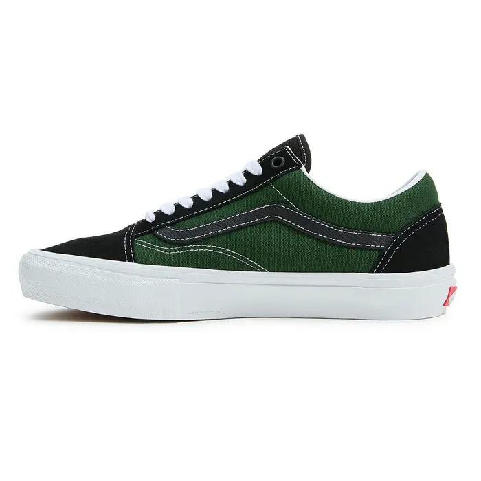 Vans Lowtop Shoes Men Skate Old Skool Safari Shoes Black Green