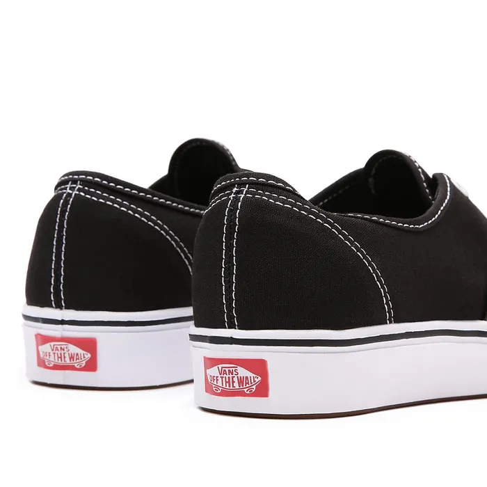 Vans Lowtop Shoes Women Classic Comfycush Authentic Shoes Black